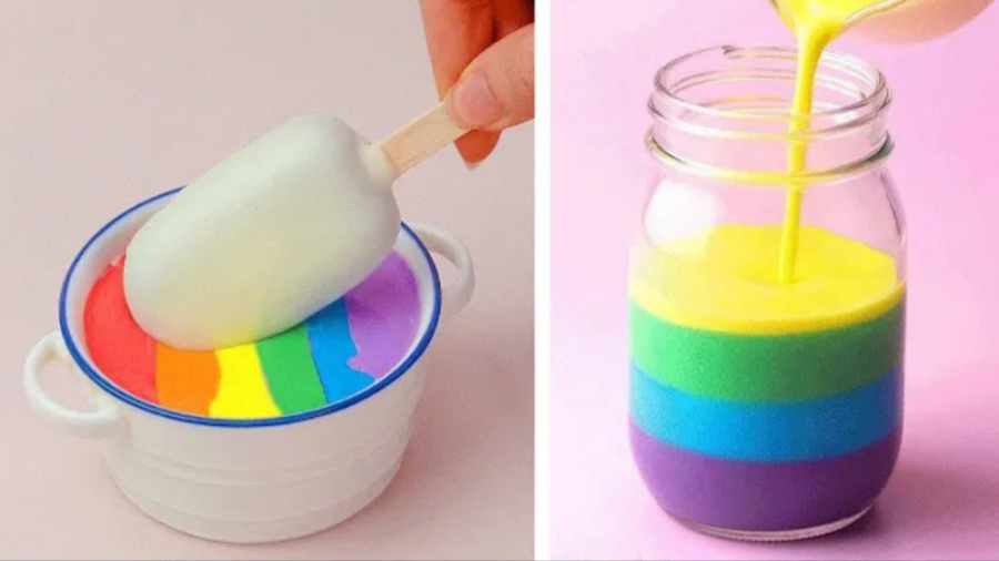 ایده های تزئین ۱۰ کیک رنگی زیب...