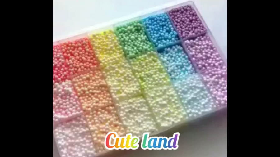 پك اسلايم دونه برفى رنگى^^