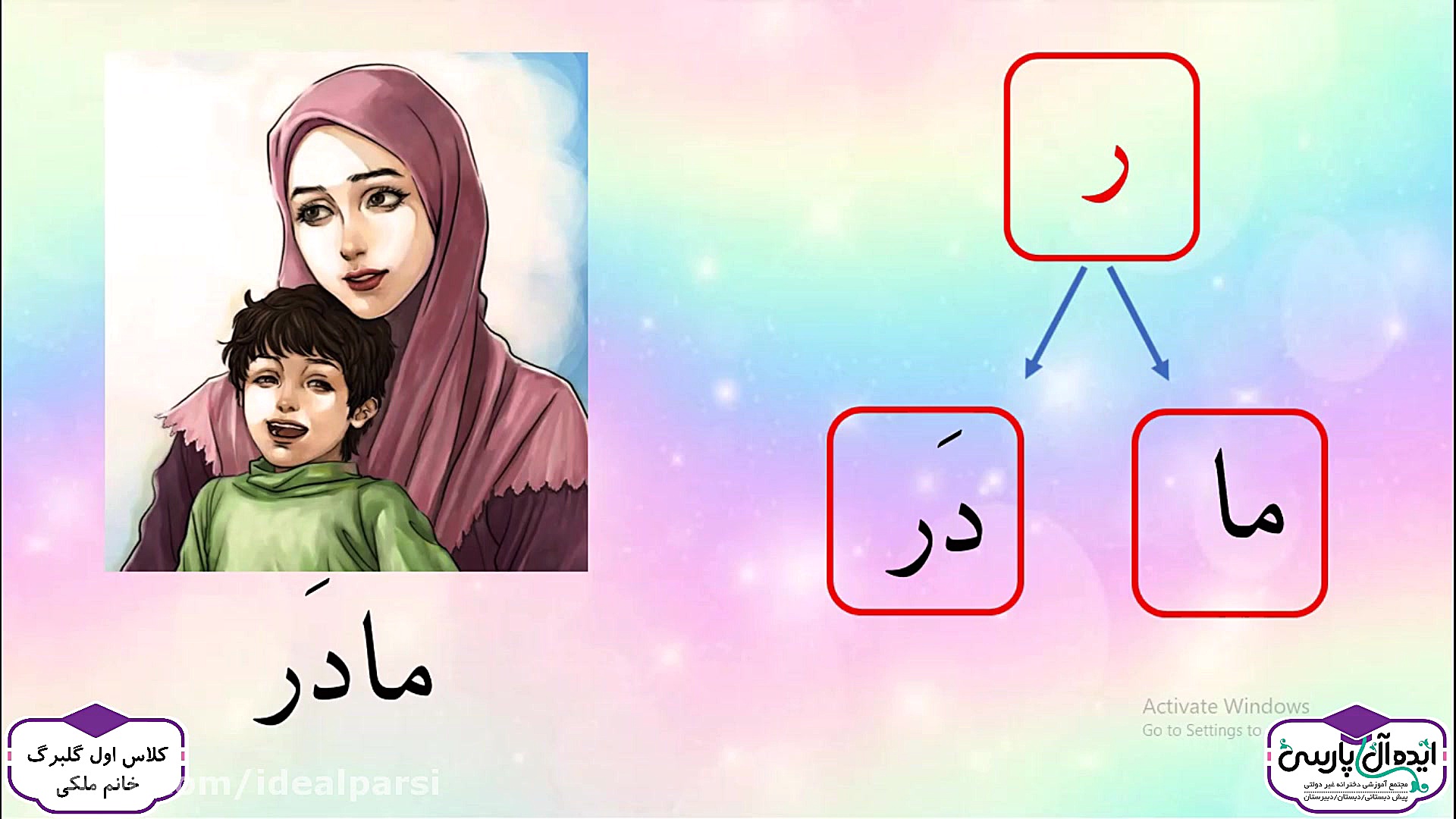 آموزش ساخت کلمه با نشانه ر (کل...