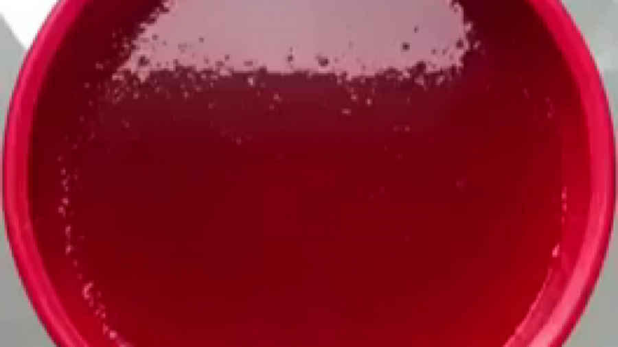 اسلایم شفاف قرمز