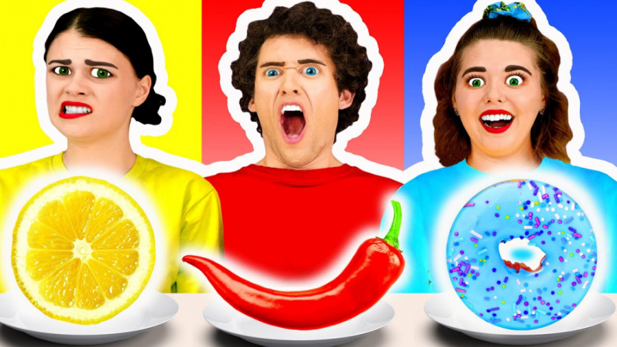 چالش غذایی تند ، ترش یا شیرین...