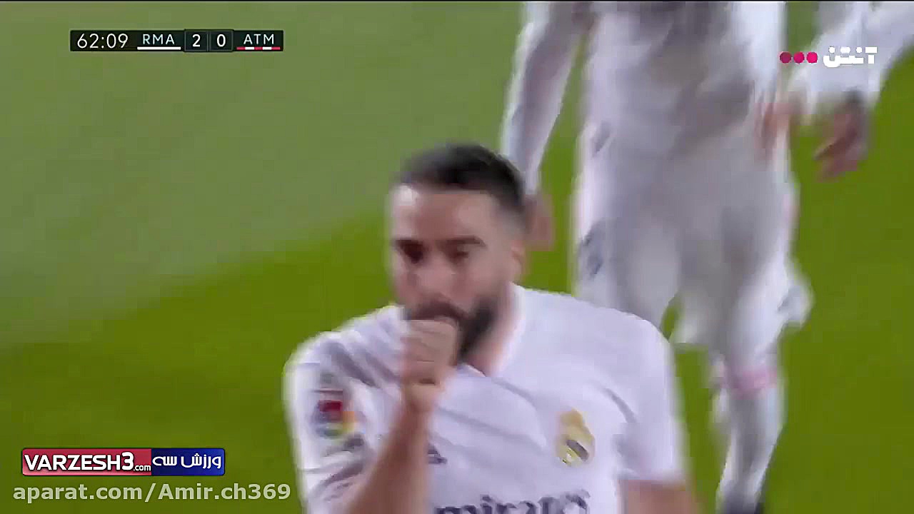 خلاصه بازی رئال مادرید۲ ۰اتلتی...