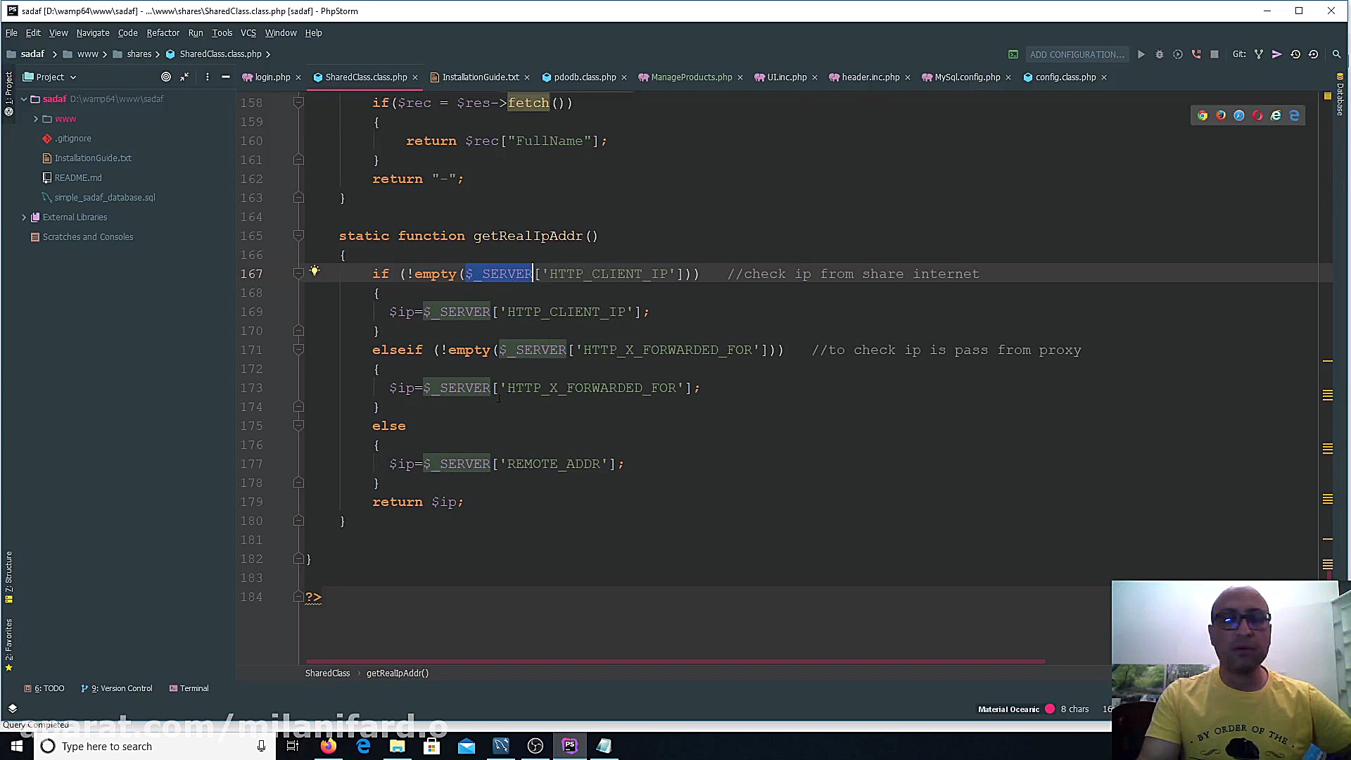 آموزش PHP  بخش نهم: ممیزی عملی...