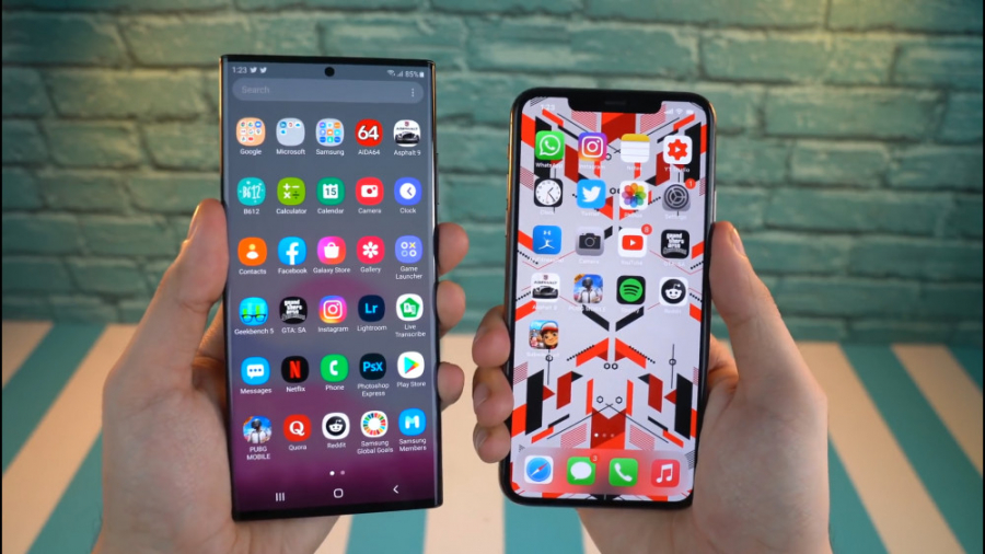 مقایسه سرعت گلکسی نوت 20 اولتر...