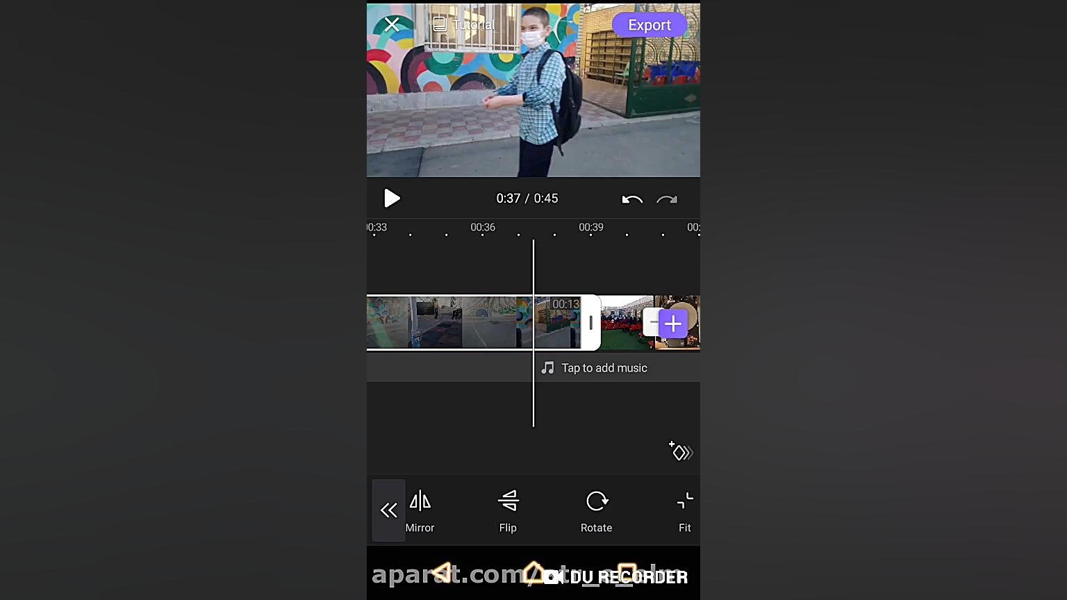 تدوین فیلم با اندروید (قسمت 2)...