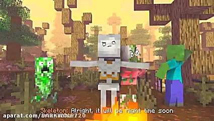 انیمیشن ماینکرافت مدرسه هیولا...