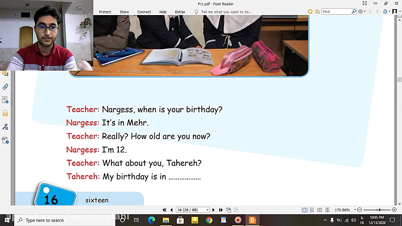 آموزش مکالمه درس سوم کتاب زبان...