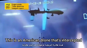 US drone intercepted by an Ira...