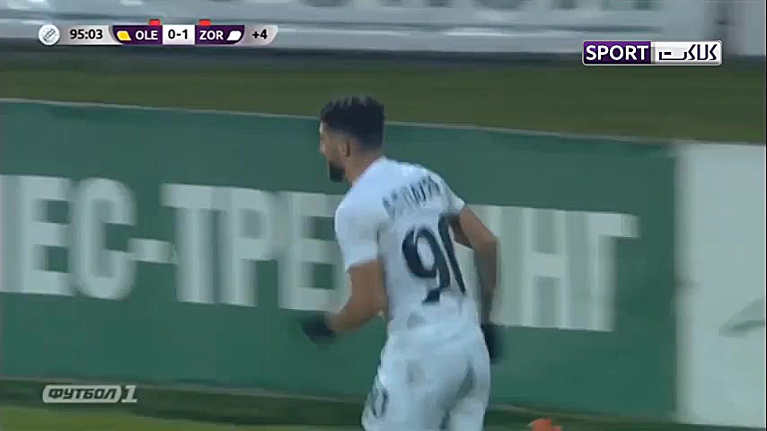 گل دقیقه 90 صیادمنش برای زوریا