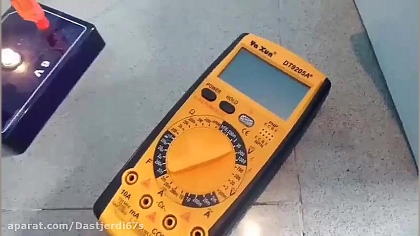 اندازه گیری اختلاف پتانسیل الک...
