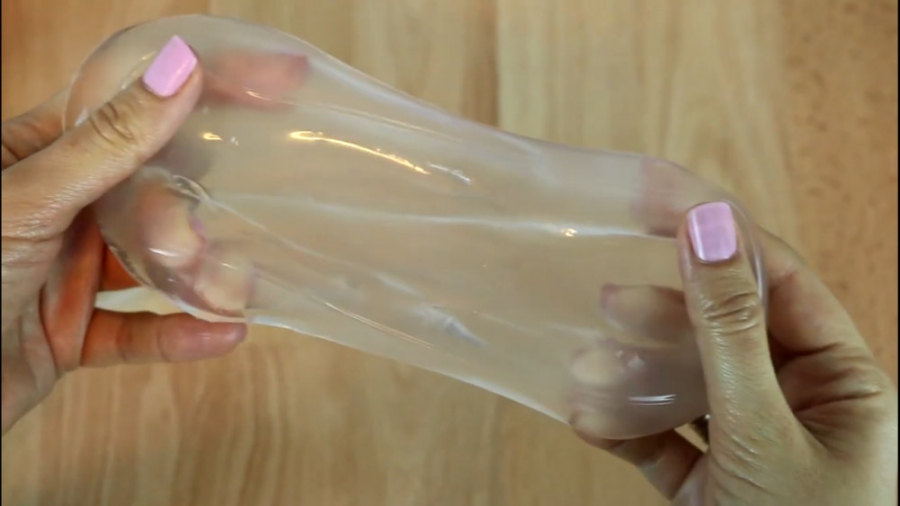 آموزش اسلایم  اسلایم شفاف