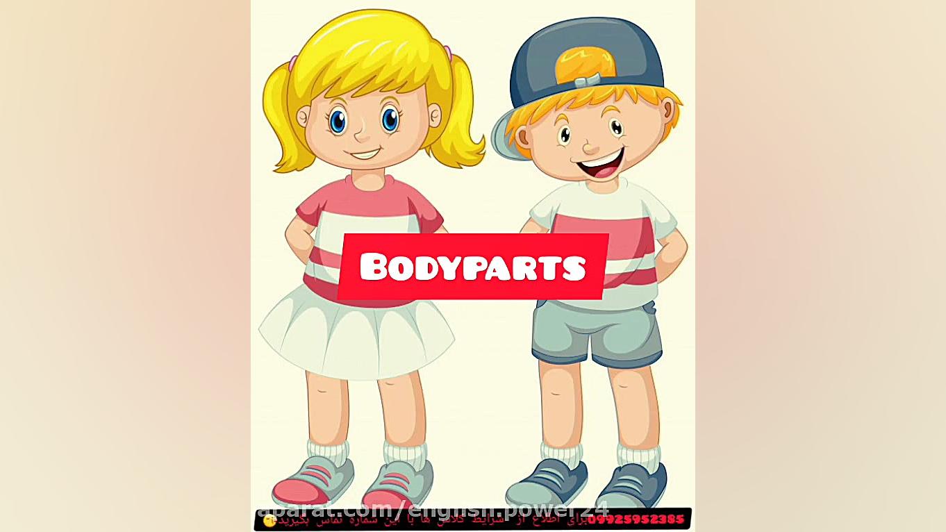 آموزش اعضای بدن به زبان انگلیس...
