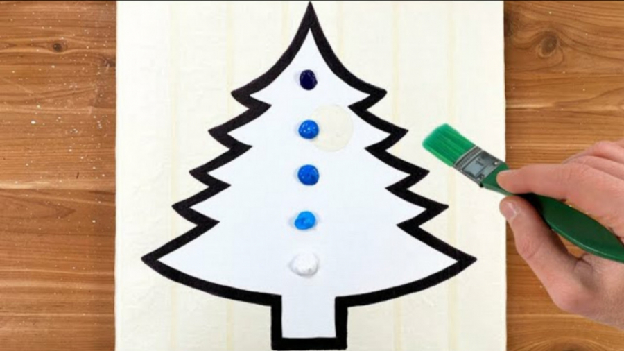 آموزش نقاشی با رنگ اکریلیک : ن...