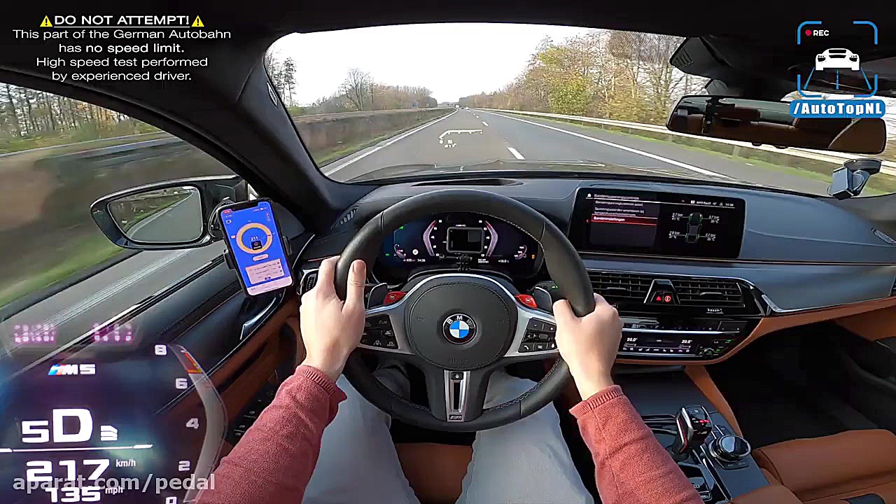 تست سرعت ب ام و M5 کامپتیشن در...