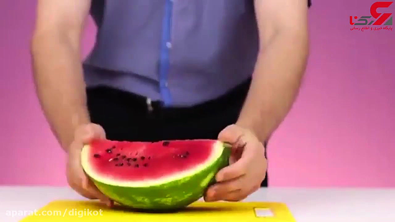 مدل هایی از قاچ کردن هندوانه ب...