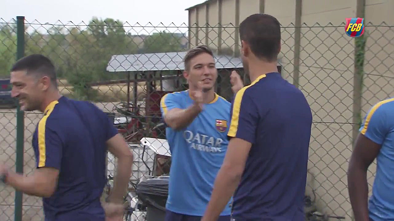 اولین تمرین جرارد لوپز در بارس...