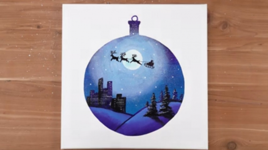 آموزش نقاشی با رنگ اکریلیک : ت...