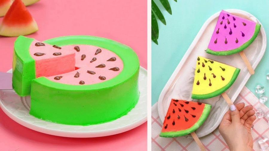 تزیین کیک یلدا|ایده های شگفت ا...