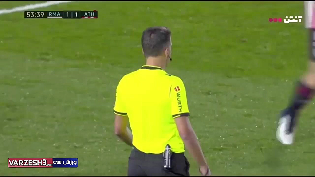 خلاصه بازی رئال مادرید و اتلتی...