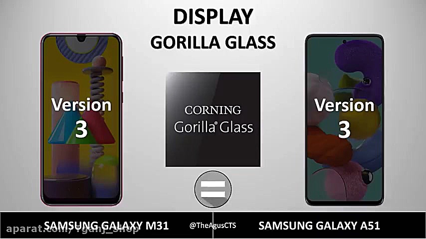مقایسه گلکسی A51 و گلکسی M31
