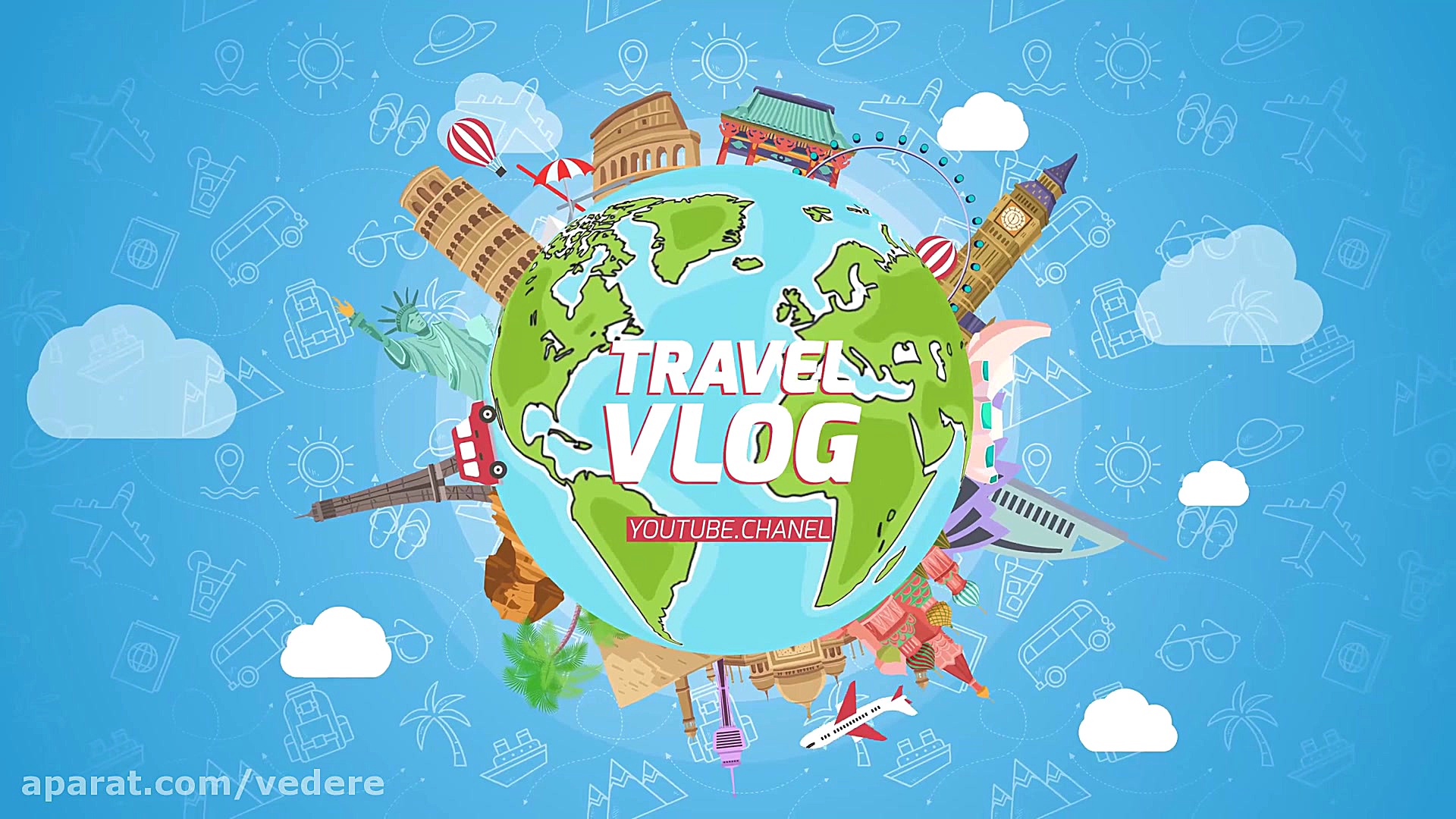 پروژه افترافکت نمایش لوگو گردش...