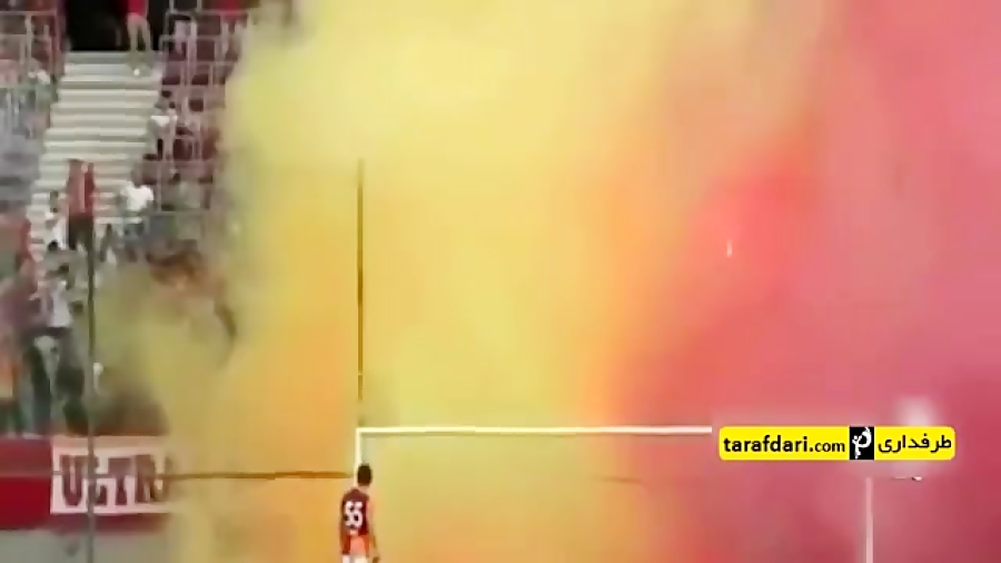 آتش بازی هواداران گالاتاسارای...