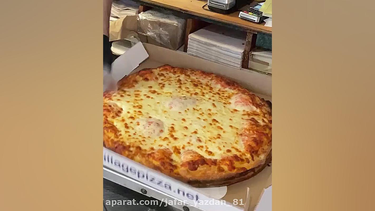 پیتزا پنیر وری وری بیگ سایز
