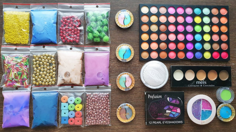 ساخت اسلایم و مخلوط لوازم آرای...