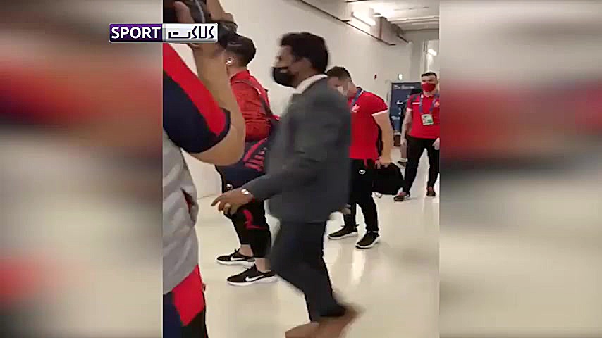 ورود بازیکنان پرسپولیس به ورزش...
