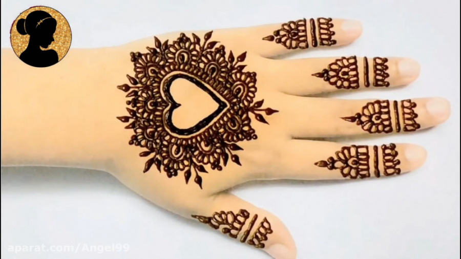 طراحی های زیبا با حنا قسمت 2...