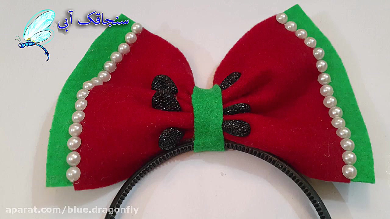 آموزش ساخت گیره سر و تل زیبا ش...