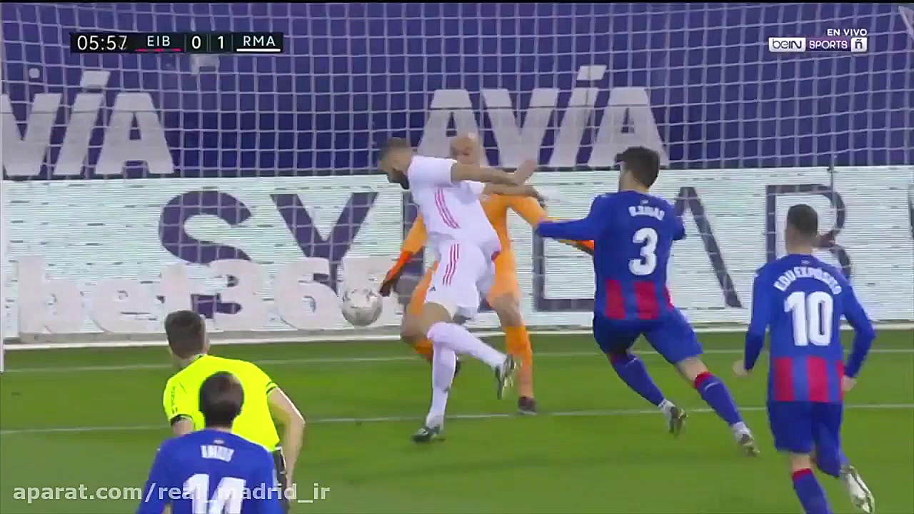 خلاصه بازی ایبار 1 3 رئال مادر...