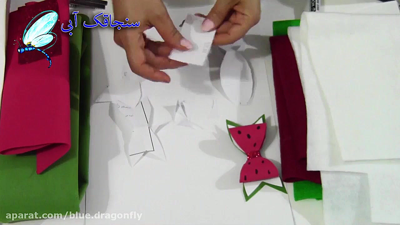 آموزش ساخت انواع گیره سر و تاج...