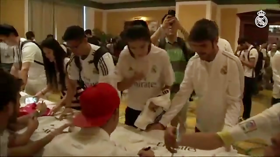 دیدار بازیکنان رئال مادرید با...