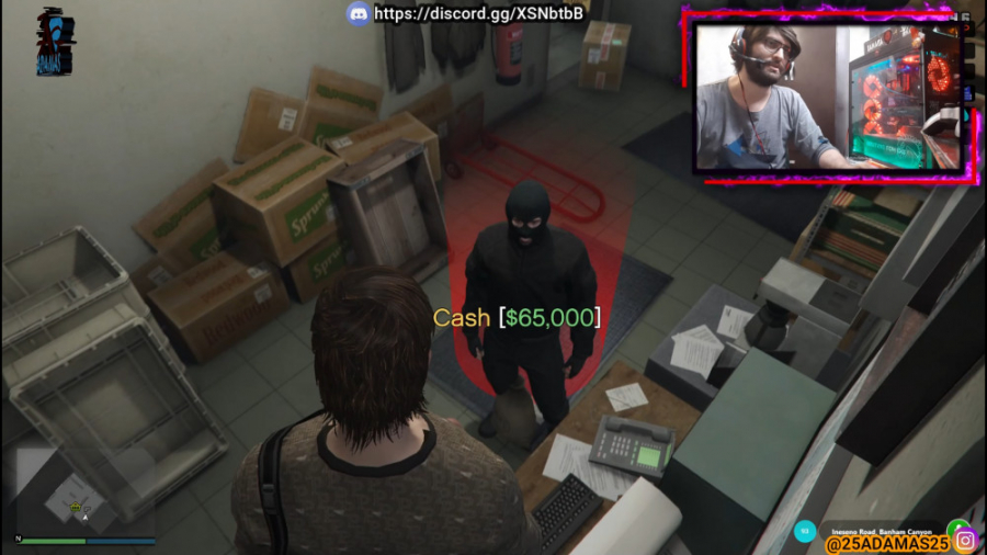 سرقت از سوپرمارکت در GTA V رول...