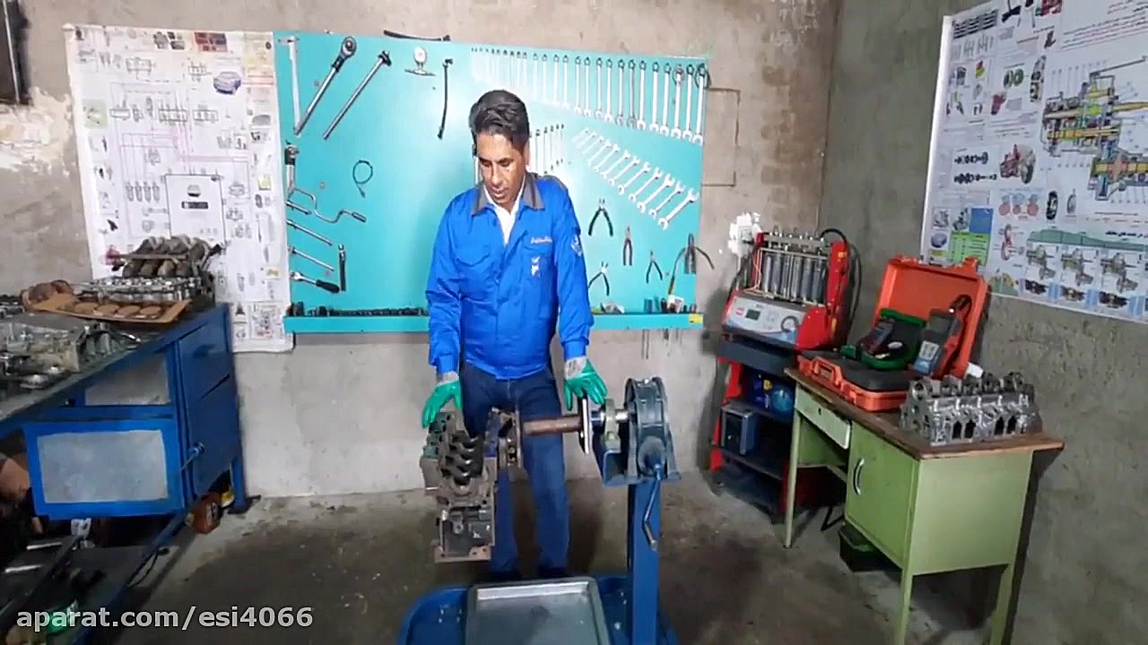 آموزش کامل مونتاژ موتور ملی EF...