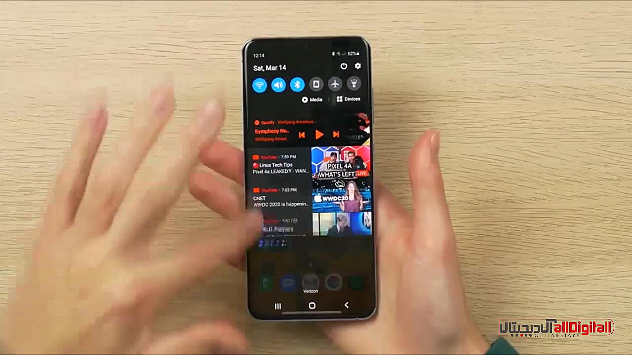 بررسی ویدیویی Galaxy S20 سامسو...