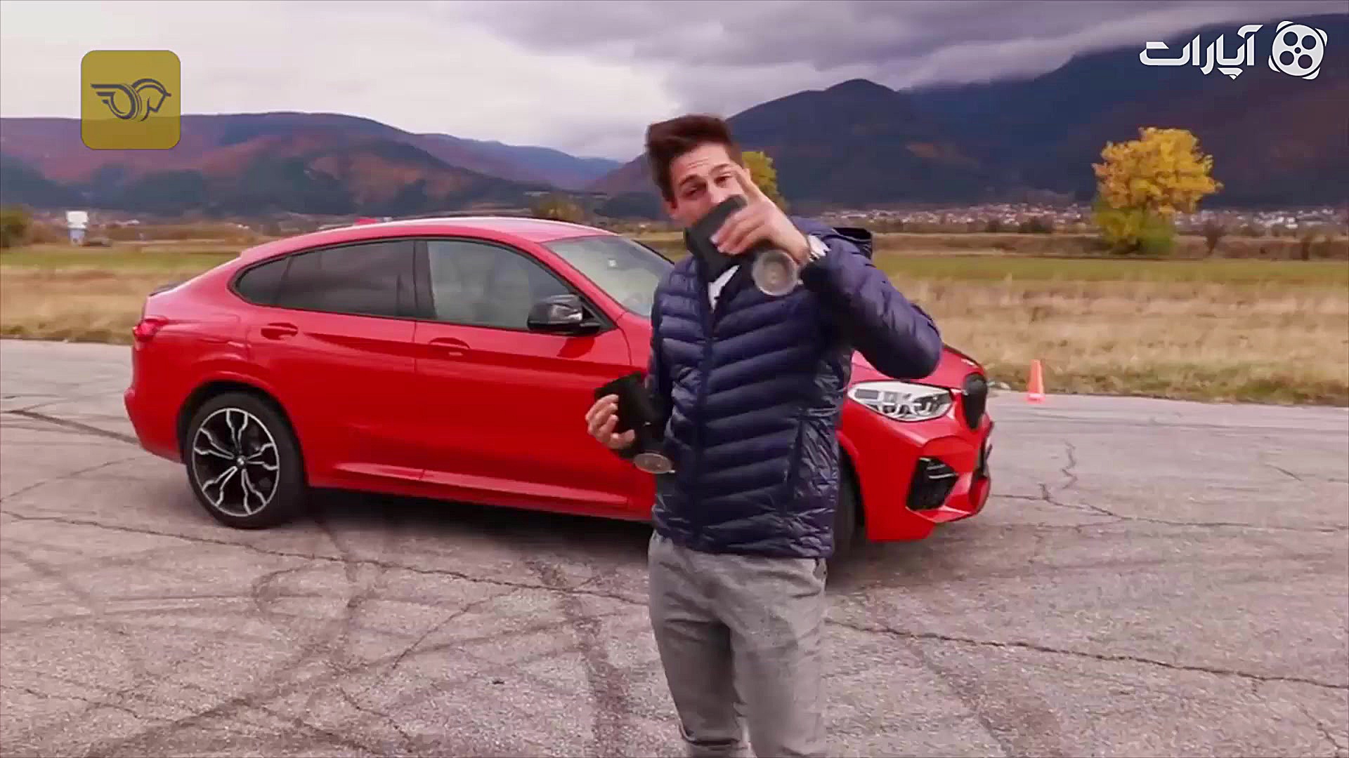 درگ جذاب ب ام و X4 M با مرسدس...