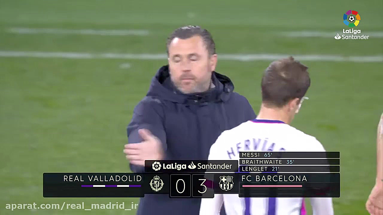 خلاصه بازی رئال وایادولید 0 3...