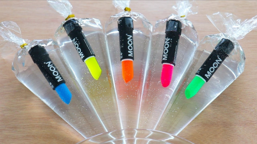 ساخت اسلایم شفاف و مخلوط با می...