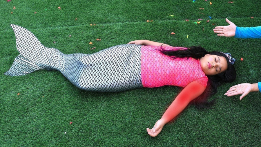 نمایش پری دریایی و پرنسس اریل