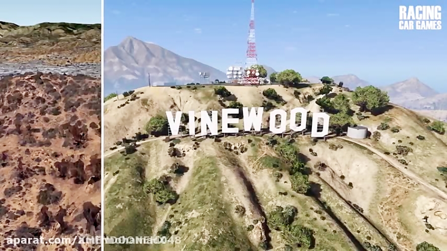 مقایسه مکان های بازی GTA V با...