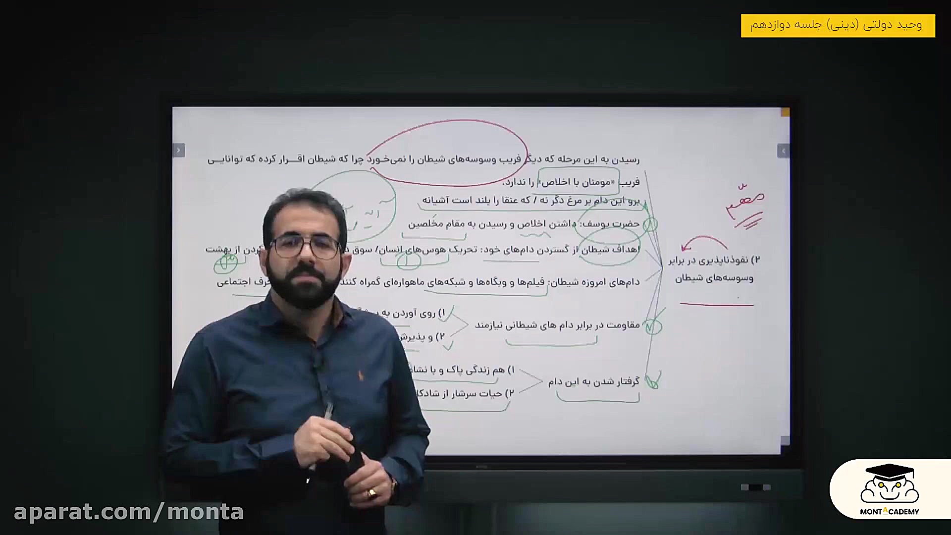 کلاس آنلاین دین و زندگی ویژه ک...