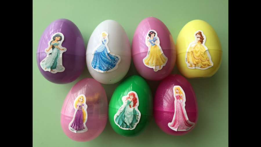 پرنسس های دیزنی در تخم مرغ سوپ...