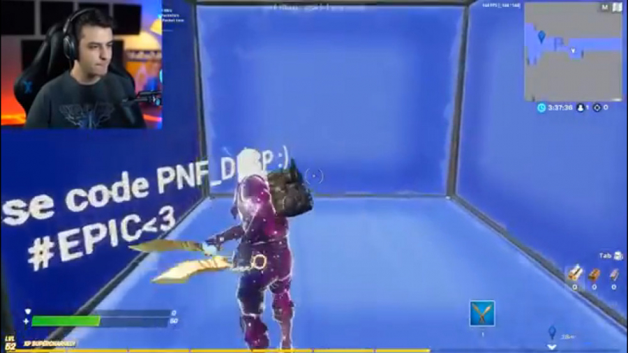 فورتنایت با آریا کئوکسر  گیم پ...