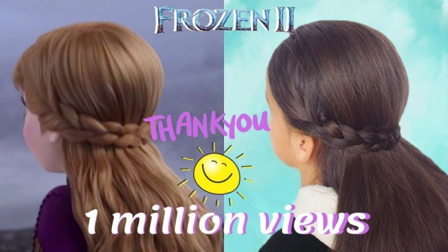 آموزش بافتن مو به سبک انا فروز...