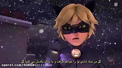 اهنگ خواندن گربه سیاه و دختر ک...