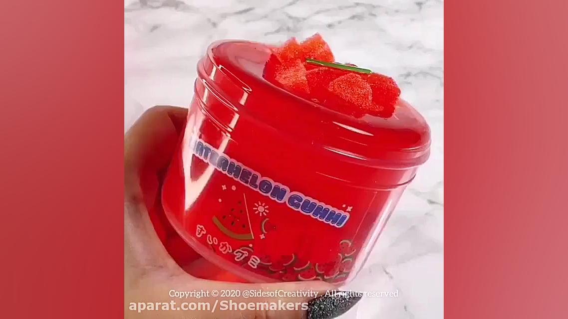 اسلایم ژله ای هندوانه ای