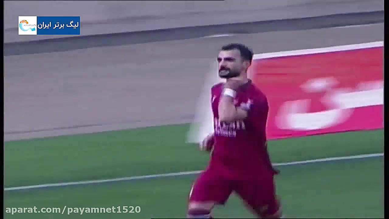 گل اول نساجی به پرسپولیس