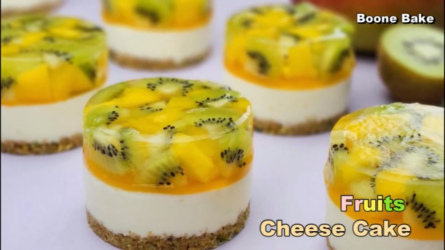 مینی چیز کیک میوه ای
